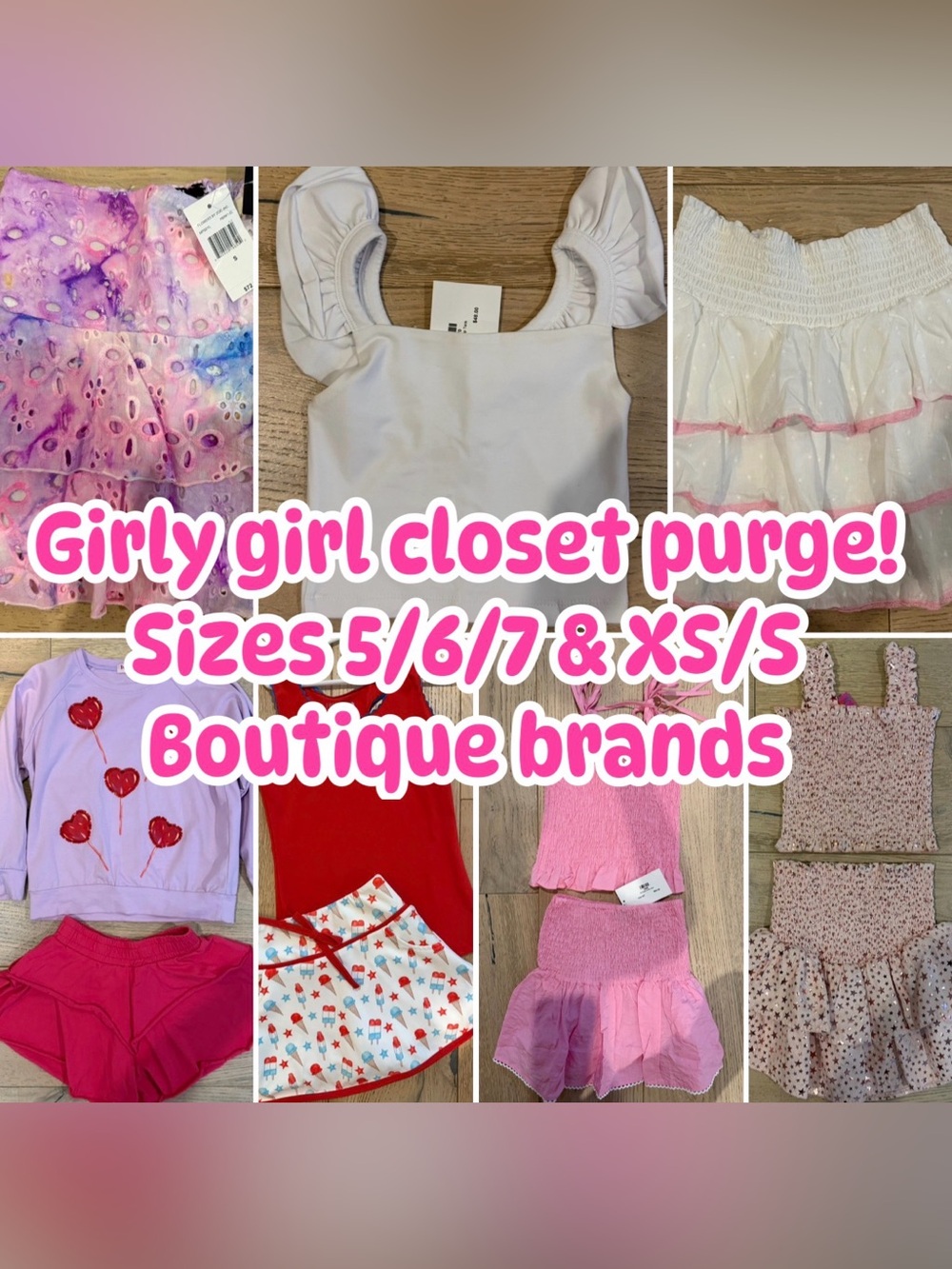Girly girl closet purge 🩷Selling as a bundle!